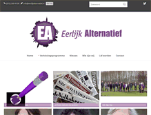 Tablet Screenshot of eerlijkalternatief.nl